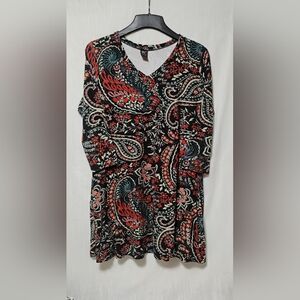 Paisley Print Tunic Dress